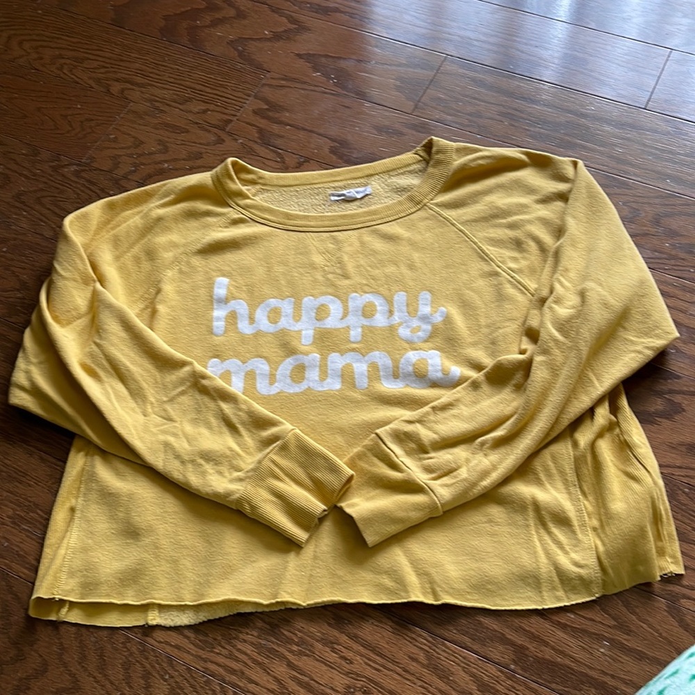 Happy mama cropped shirt